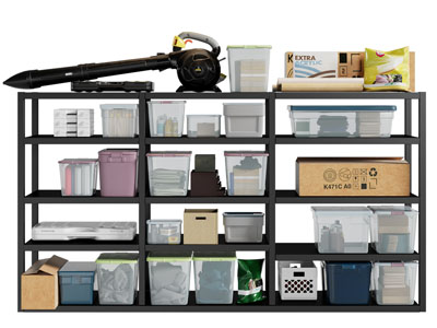 现代金属开放式置物收纳架