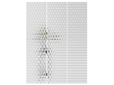 现代花纹玻璃隔断3d模型 现代花纹玻璃隔断