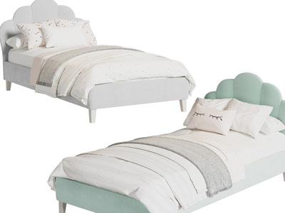 现代儿童单人床