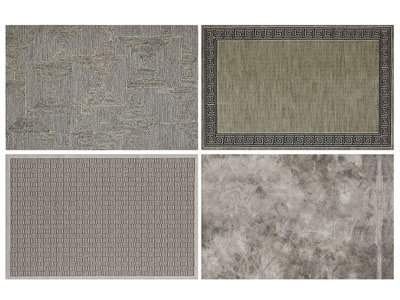 新中式长方形地毯