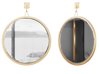 现代轻奢装饰镜子墙饰挂件