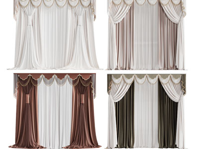 欧式窗帘窗纱
