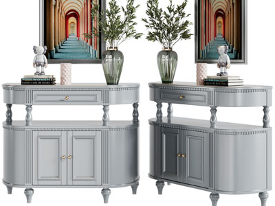 美式玄关柜、边柜