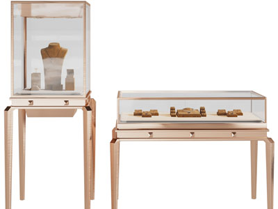 现代珠宝首饰展柜