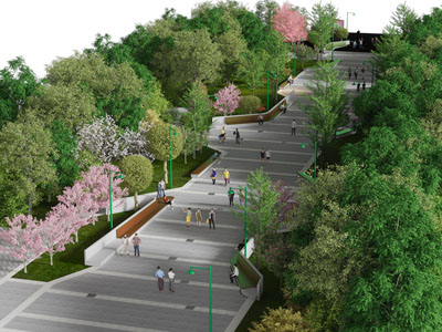 现代公园景观园艺小品