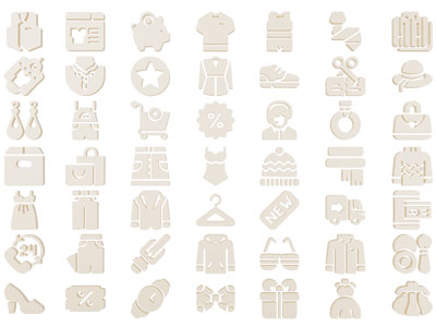 现代墙饰挂件、logo、图标