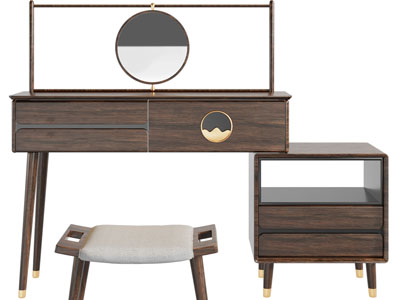 新中式化妆、梳妆台