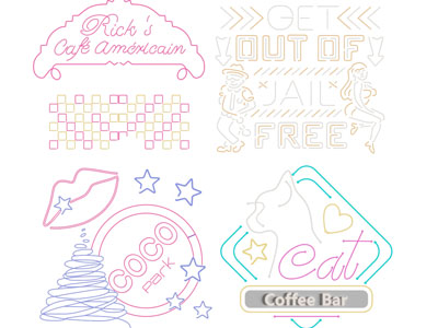 现代咖啡店装饰灯墙饰挂件