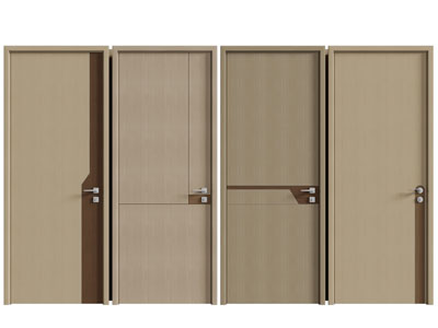 现代单扇平开门