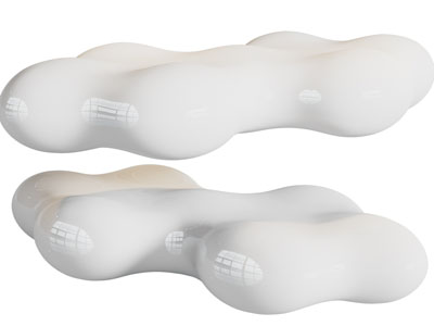 现代异形多人公共椅子