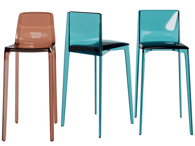 现代透明亚克力吧椅