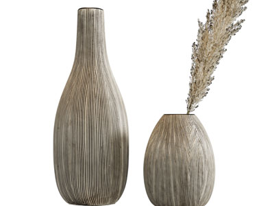 侘寂风花瓶花卉摆件组合