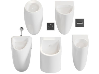现代小便斗3d模型 现代小便斗