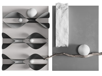 现代立体装饰挂画