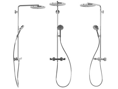 现代不锈钢淋浴花洒