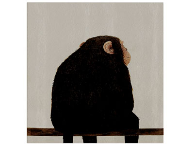 现代大猩猩装饰挂画