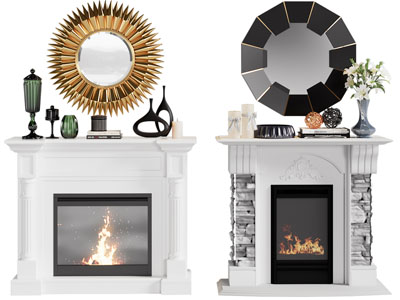 美式壁炉火炉