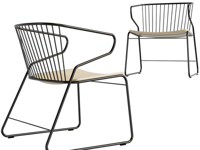 现代铁艺镂空休闲椅子