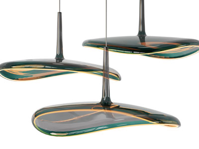 现代玻璃灯罩吊灯