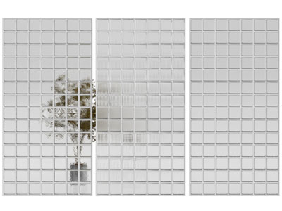 现代玻璃砖隔断3d模型 现代玻璃砖隔断
