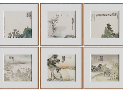 新中式装饰挂画