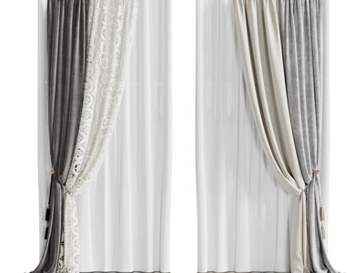 现代窗帘窗纱