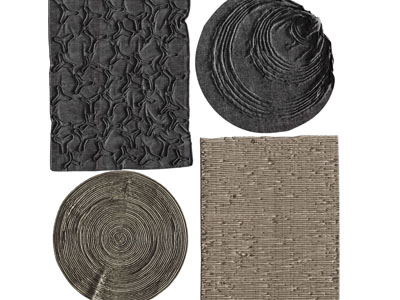 侘寂风方形、圆形地毯