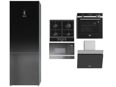 现代电冰箱、烤箱、抽油烟机