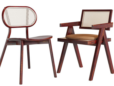 现代实木休闲椅子