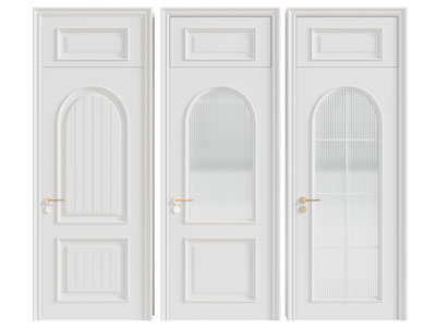 简欧实木平开门