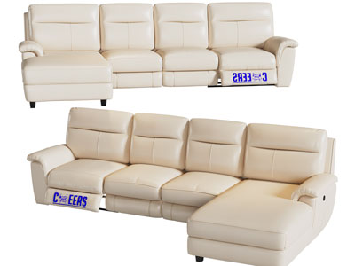 现代转角多人沙发