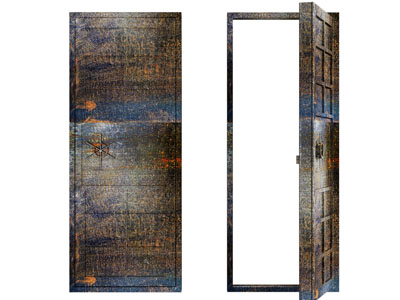 工业风loft单扇平开门