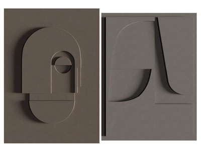 现代立体装饰挂画