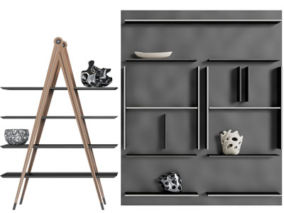 现代置物收纳装饰架