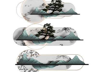 新中式墙饰挂件