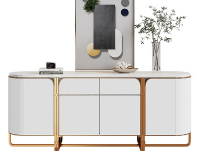 现代轻奢玄关柜、边柜