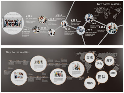 现代企业文化墙