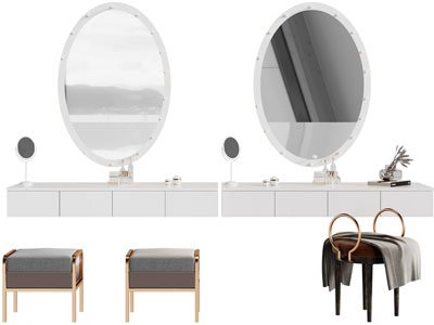 现代化妆间梳妆台