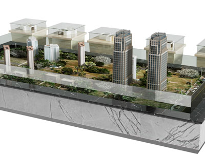 现代售楼处沙盘