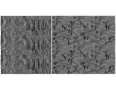 现代文化石背景墙3d模型 现代文化石背景墙