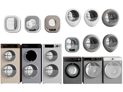 现代子母滚筒洗衣机、迷你壁挂式洗衣机
