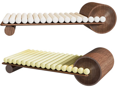 现代长凳、床尾凳