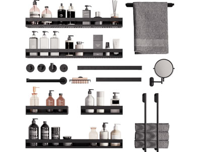 现代洗浴用品、毛巾卫浴小件