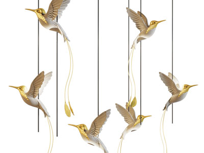 现代飞鸟吊灯