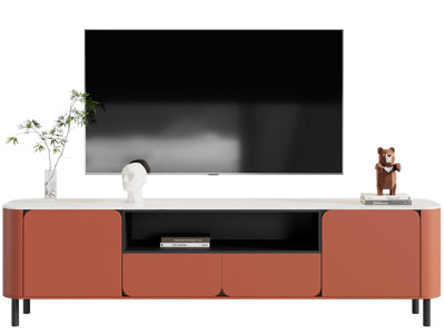 现代电视柜、电视机