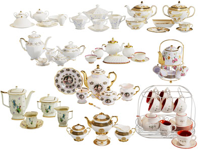 欧式镶边茶具杯子