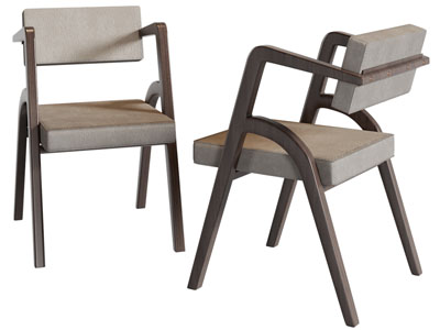 侘寂风休闲椅子、餐椅