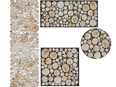 现代木质纹理墙饰挂件