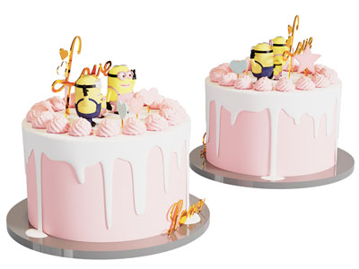 现代生日水果蛋糕