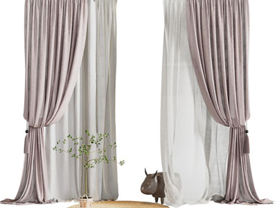现代窗帘窗纱
